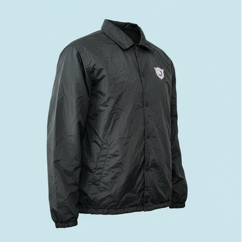 Vans x Disney Mickey Mouse‎ Coach Windbreaker Jacket Black Size Small